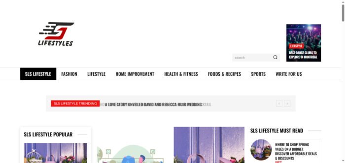 Publish Guest Post on slslifestyles.com
