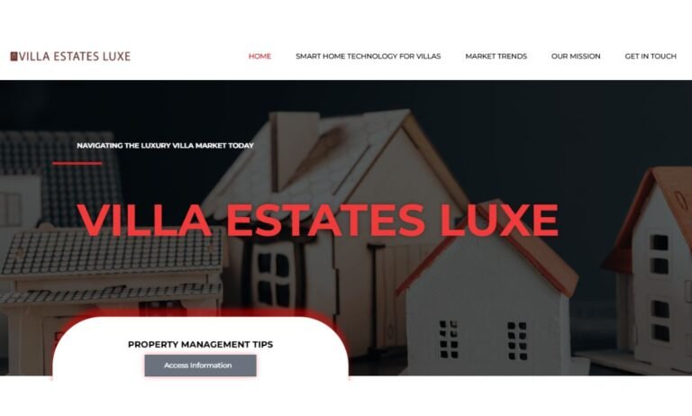 Publish Guest Post on villaestatesluxe.com