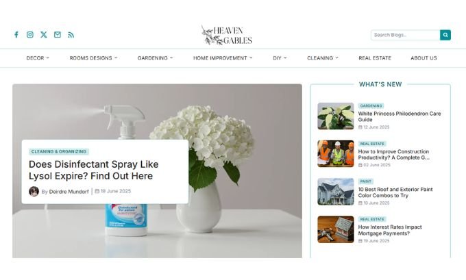 Publish Guest Post on heavengables.com