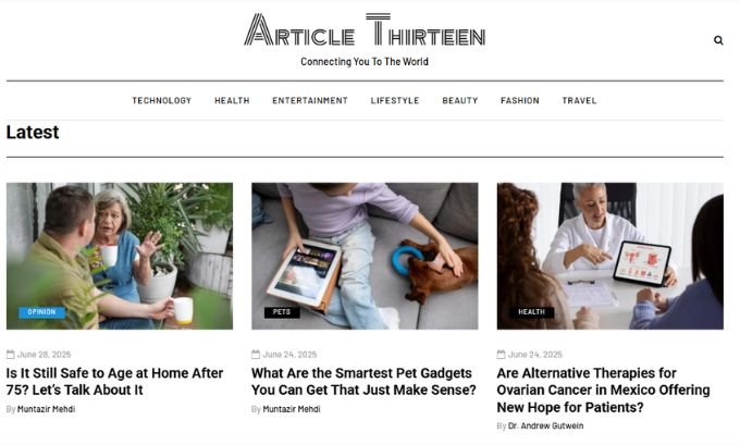 Publish Guest Post on articlethirteen.com