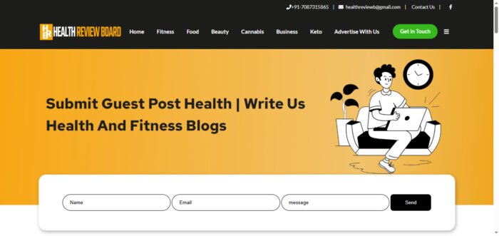 Publish Guest Post on healthreviewboard.com