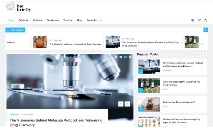 Publish Guest Post on biobriefly.com