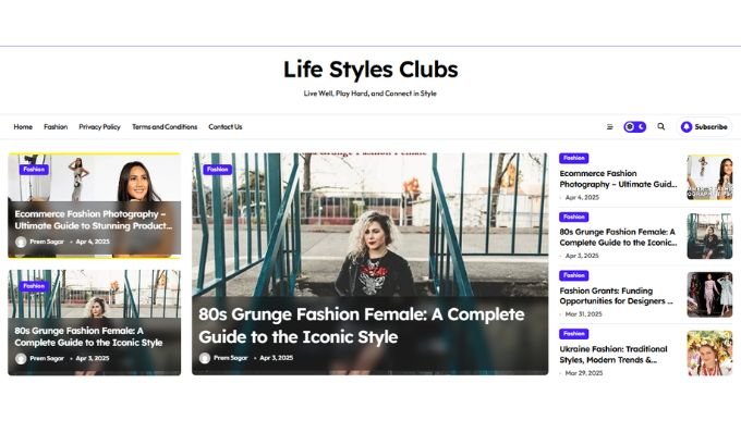 Publish Guest Post on lifestylesclubs.com