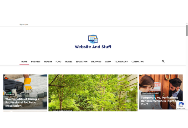 Publish Guest Post on websiteandstuff.com