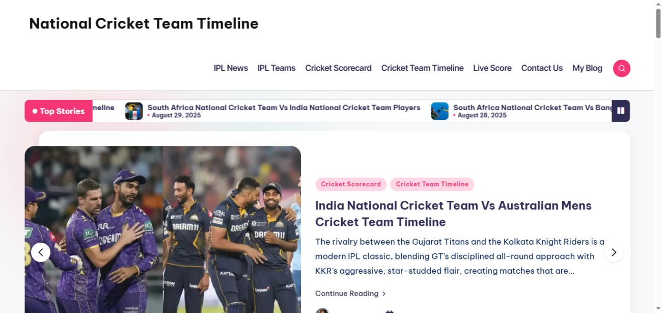 Publish Guest Post on nationalcricketteamtimeline.com