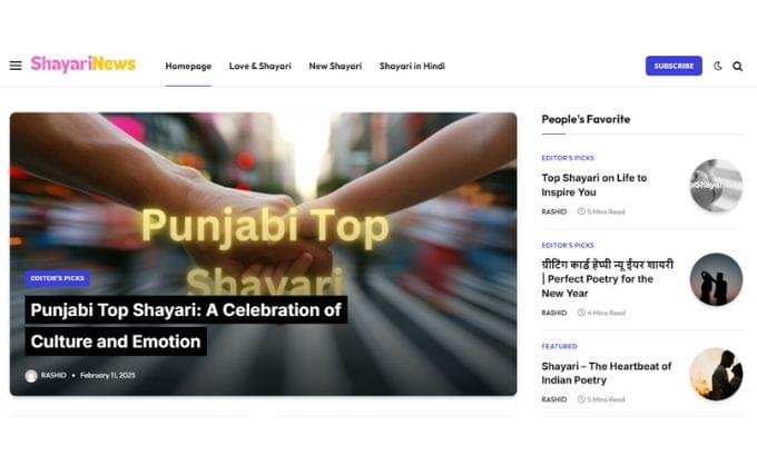 Publish Guest Post On Shayarinews.com