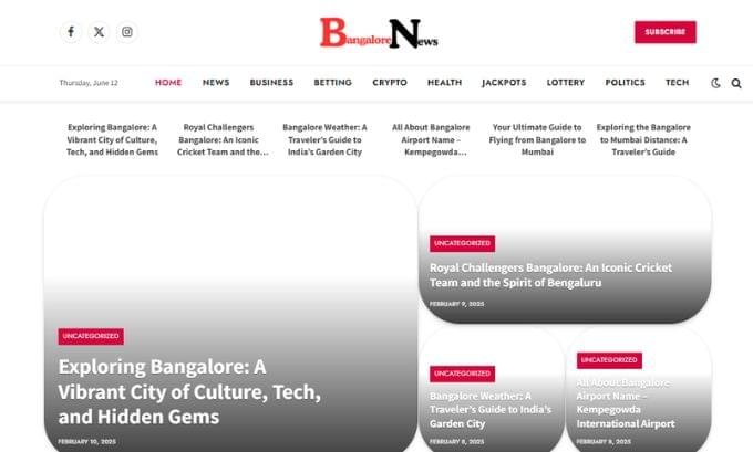 Publish Guest Post On bangalorenews.net